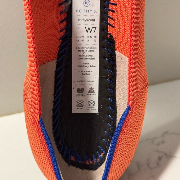 Rothy's - Pointed persimmon flats - Picture 6 of 8